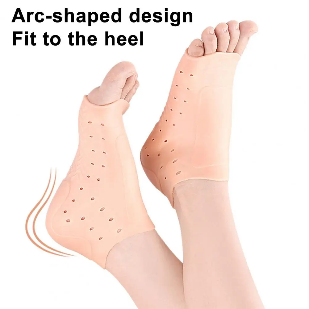

Lightweight Heel Cushion Small Heel Protector Heel Protector Covers for Plantar Fasciitis Pain Relief Cracked Heels for Men