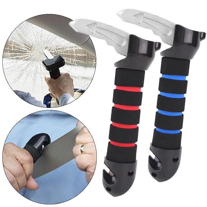 Older People Special Safety Hammer Multifunctional Car Door Handle Auxiliary Support Handles Car Seat Belt Cutter Window Breaker