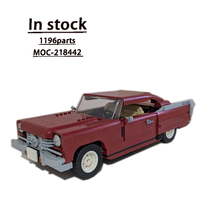 

MOC-218442 Red New Supercar Racing Building Block Model 1196 PartsMOC Creative Boy Christmas Building Blocks Toy Gift