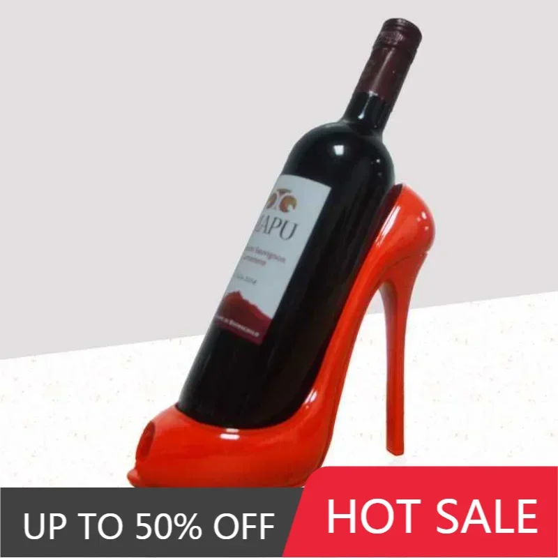 Creative High-heeled Shoes Wine Rack Home Living Room Table Decorations Ornaments To Send Friends Gifts Living Room Decoration