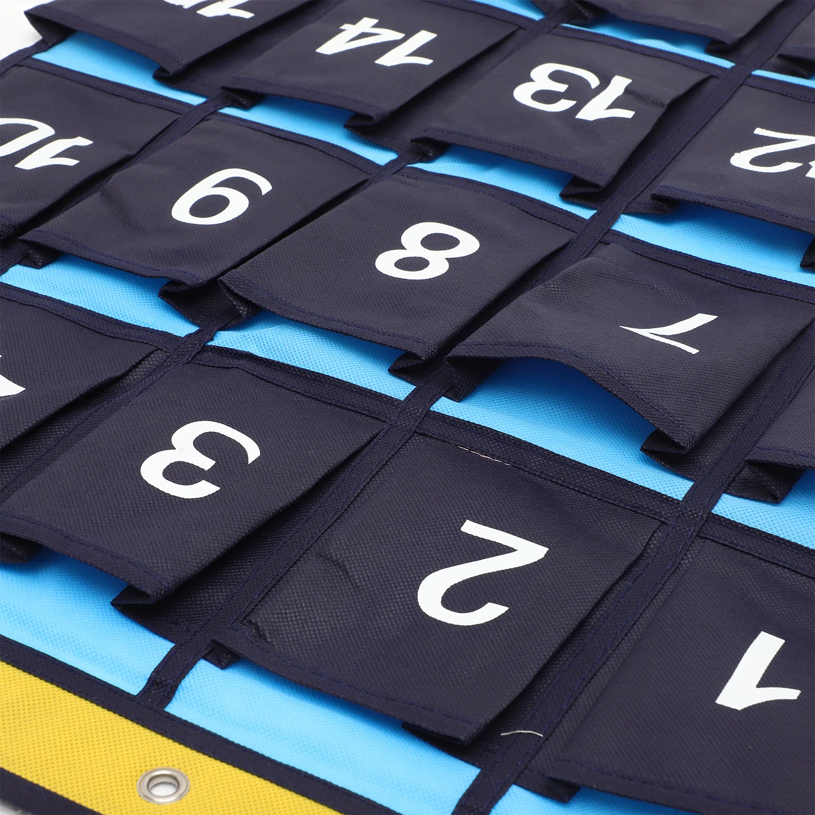 20 جيوب حامل هاتف مرقمة حقيبة تنظيم معلقة للهواتف المحمولة الآلات الحاسبة غير المنسوجة النسيج جدار الباب كيس التخزين #1