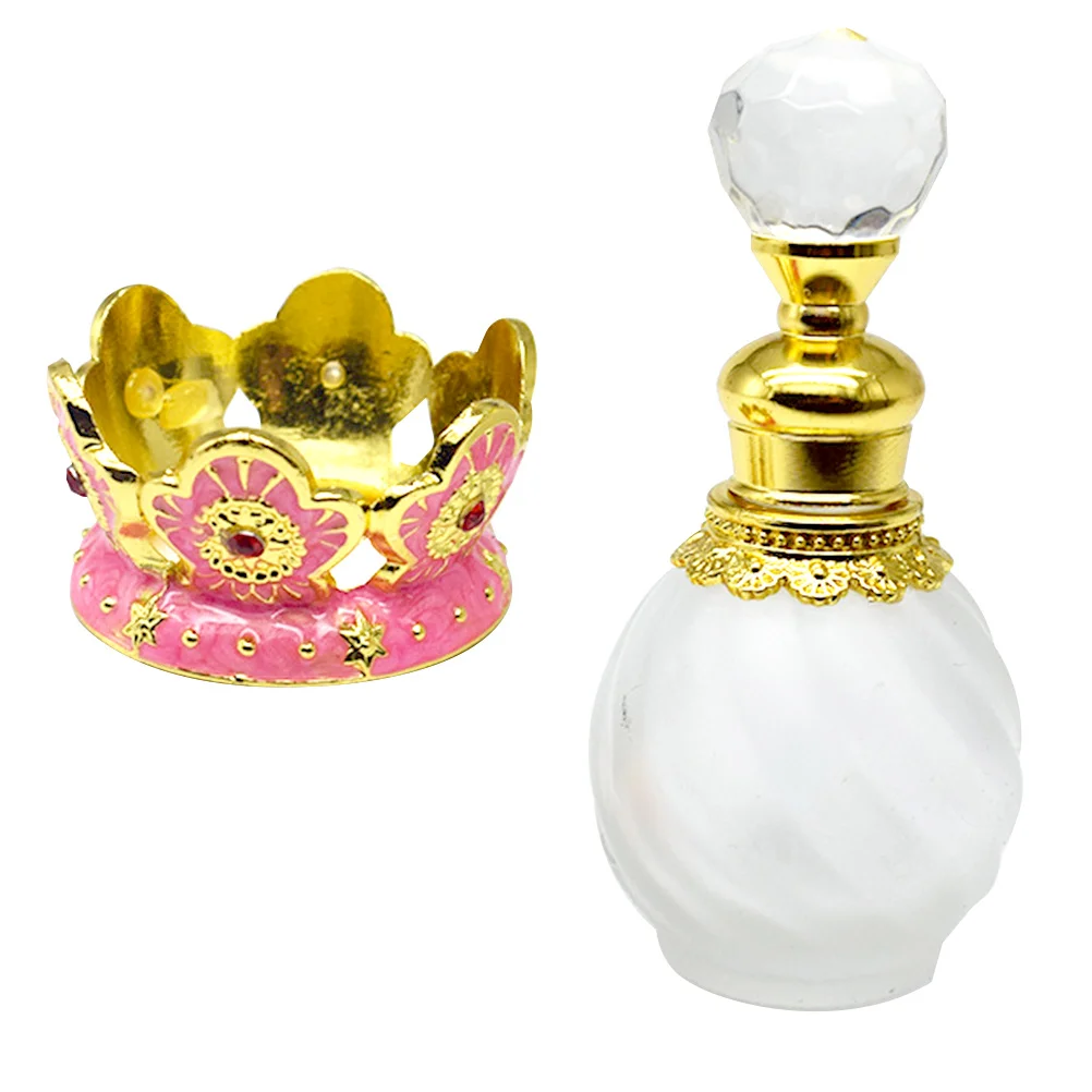 1 قطعة زجاجة الزيت العطري متجمد الزجاج قطارة زجاجة السفر إعادة الملء حاوية التعبئة والتغليف الفرعية حامل الزيت العطري