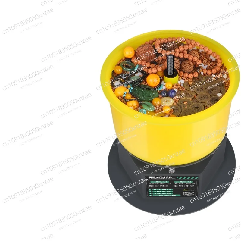 Vibration Polishing Machine for Handicrafts, Bracelets, Desktop Jewelry, Buddhist Beads, Jade, and Emerald Grinding Machine