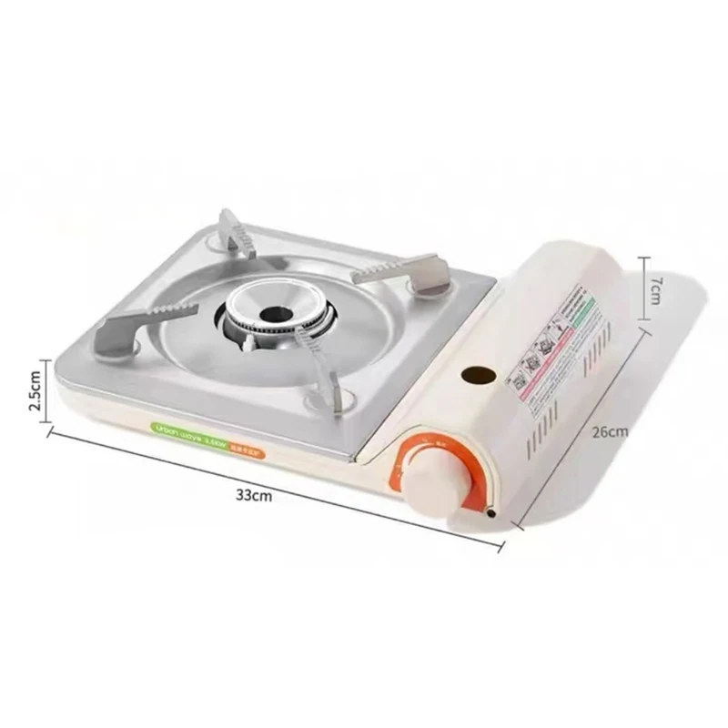 Ultrathin Gas Stove Outdoor Portable Picnic Barbecue Card Stove Travel Mountaineering Camping Mini Gas Stove Cooking Equipment