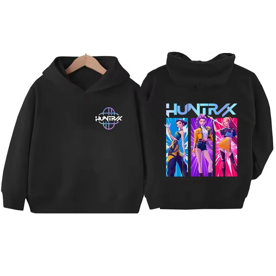 Y2K KPop Devil Hunter Hoodie Teenage Girl and Boy Rumi KPop Devil Hunter Hoodie Autumn Casual Long Sleeve Children's Clothing