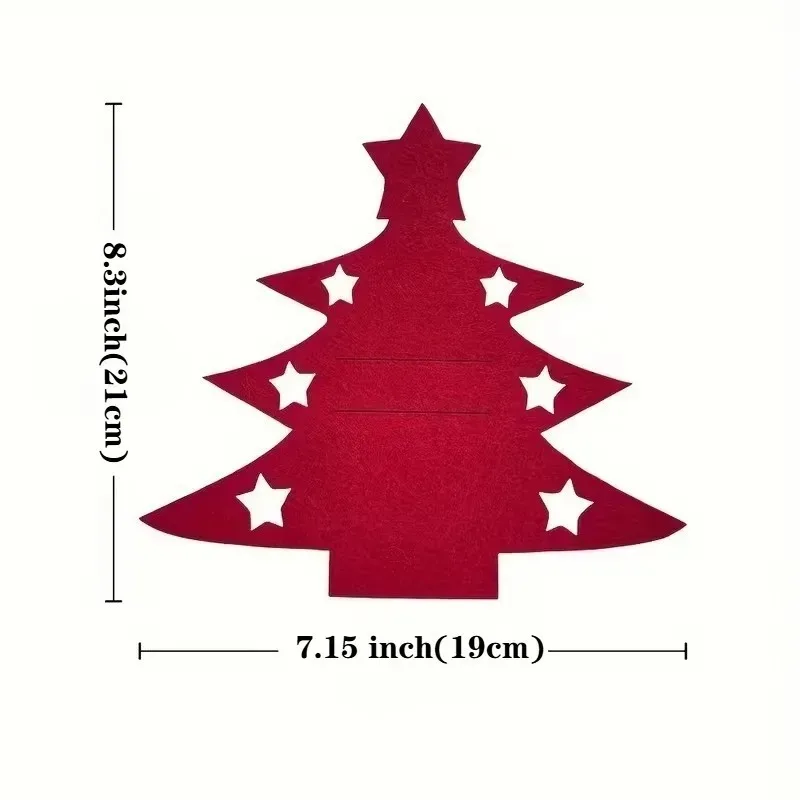 1-20 قطعة مجموعة أدوات مائدة عيد الميلاد-جيوب أدوات فضية مع تصميم نجوم لحفلات العطلات وحامل أدوات المائدة وحامل أدوات المائدة