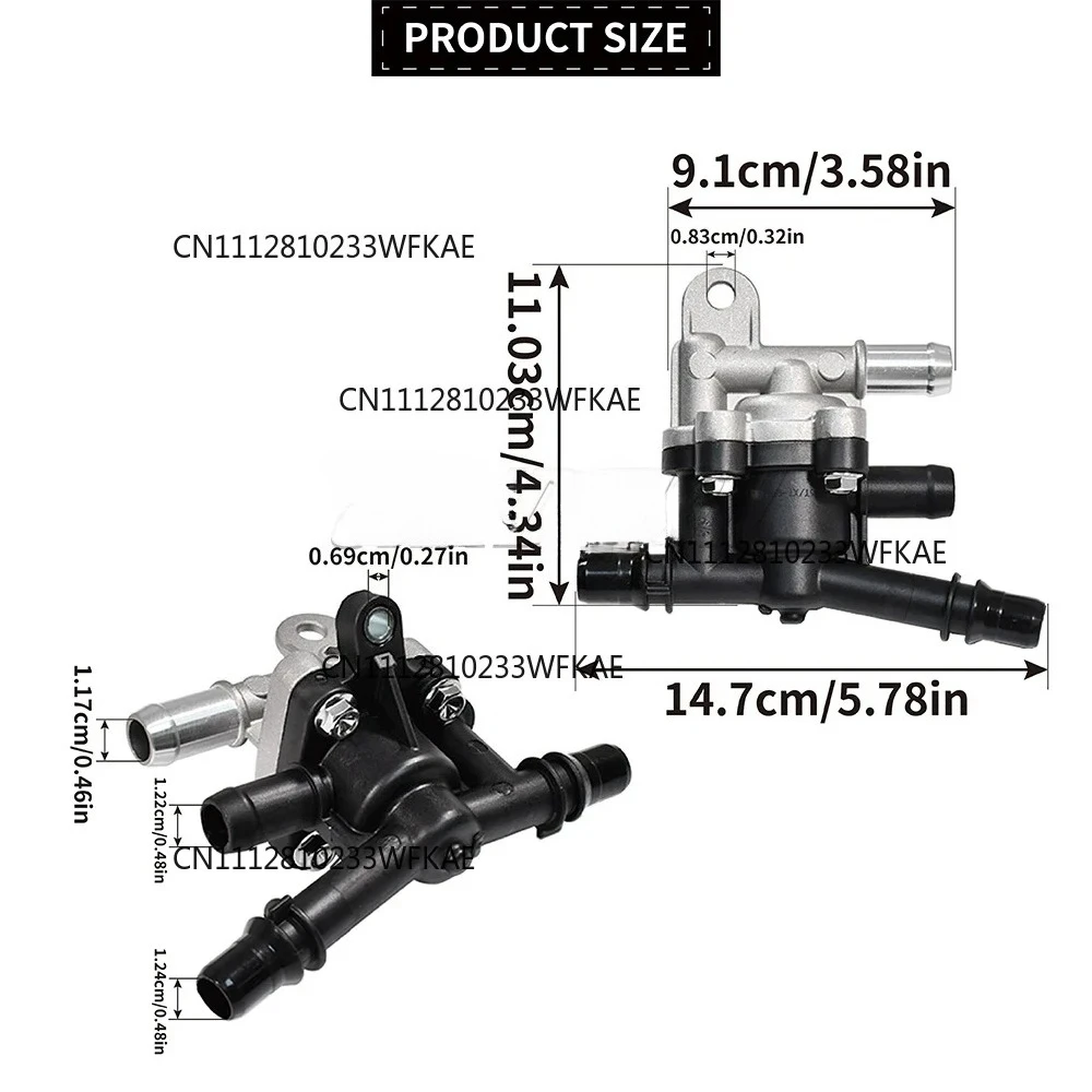 New Heater Valve Thermostat Hydraulic Control Valve 92486W000P For Mitsubishi Outlander PHEV Hybrid GG2W VALVE Car Accessories