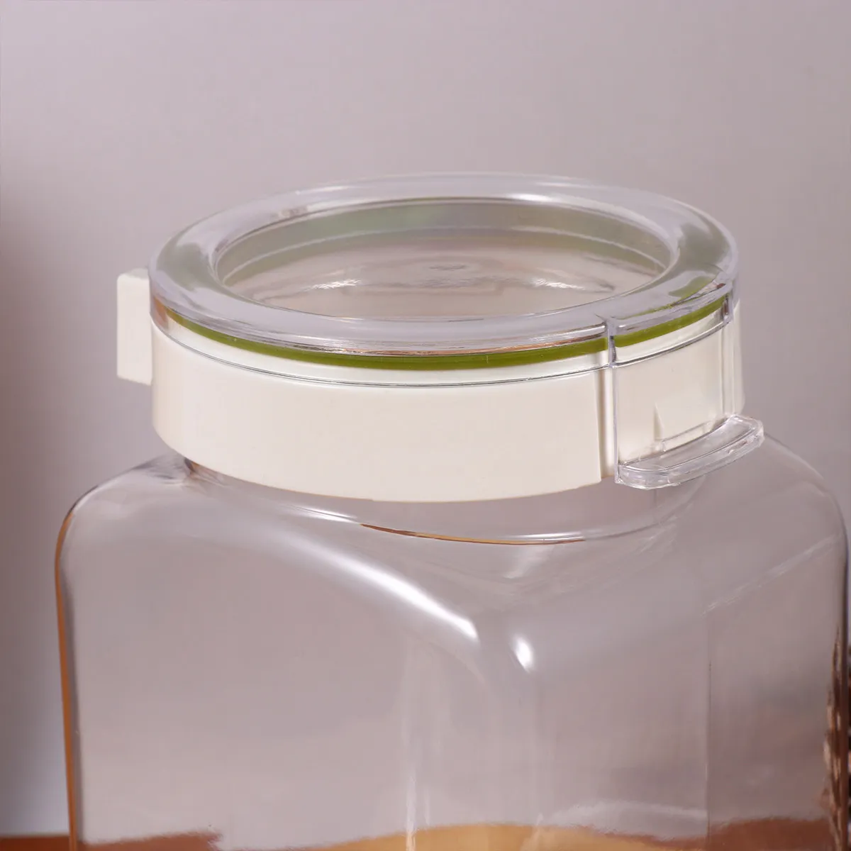 

1.1L Airtight Food Storage Containers Plastic Kitchen Canister For Coffee Beans Tea Dried Fruit Sugar Salt Moisture Proof