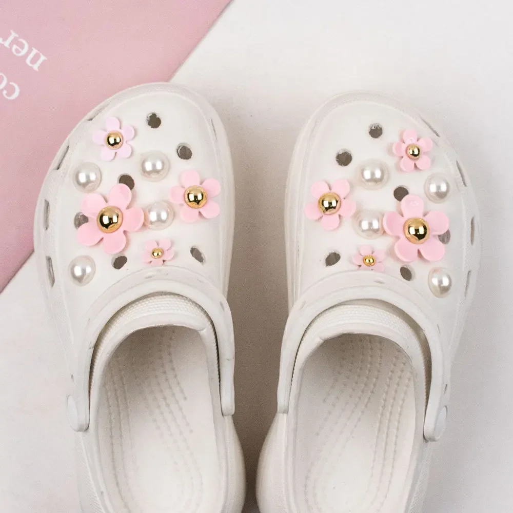 سحر الأحذية DIY DESIGNERS حديقة الأحذية الديكور مشبك انفصال لثقب الأحذية سحر مجموعة اكسسوارات أطفال بنات هدية