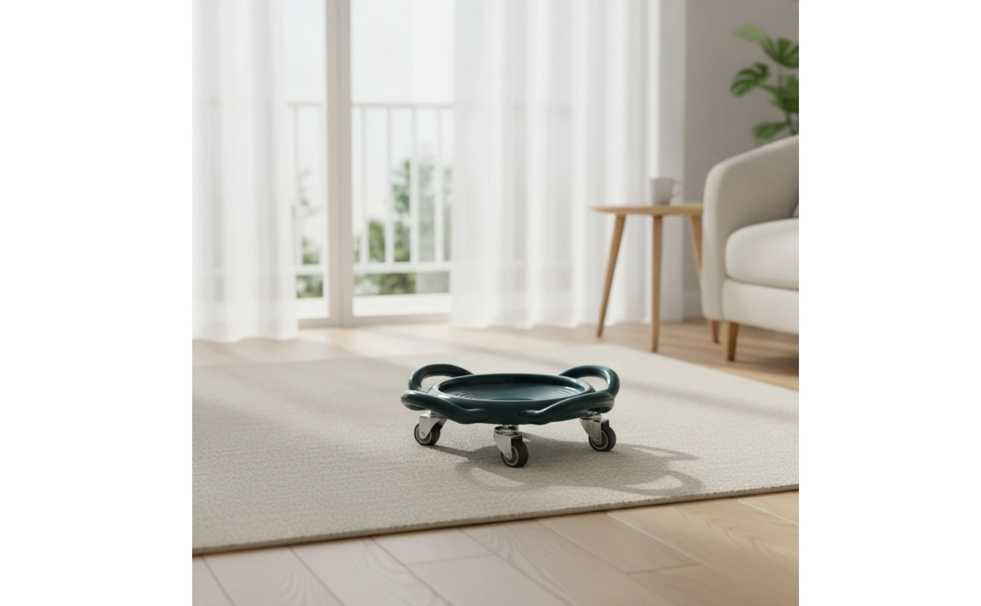 Core Training Slider with Handles Stable Ab Wheel Slider with Caster Wheels Fitness Equipment Smooth-Rolling for Home Gym Owners Core Training Slider with Handles Stable Ab Wheel Slider with Caster Wheels Fitness Equipment Smooth-Rolling for Home Gym Owners