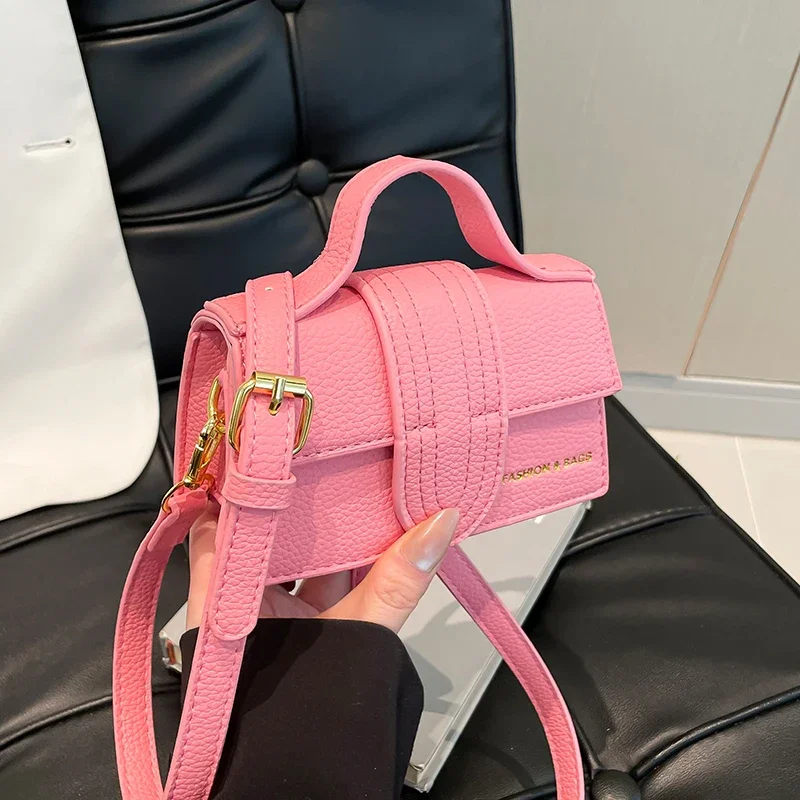 

Vintage Women Silver Chic Crossbody Bag Luxury Designer Small Shoulder Bags Fashion Gold Mini Coin Purse Cute Pu Leather Handbag
