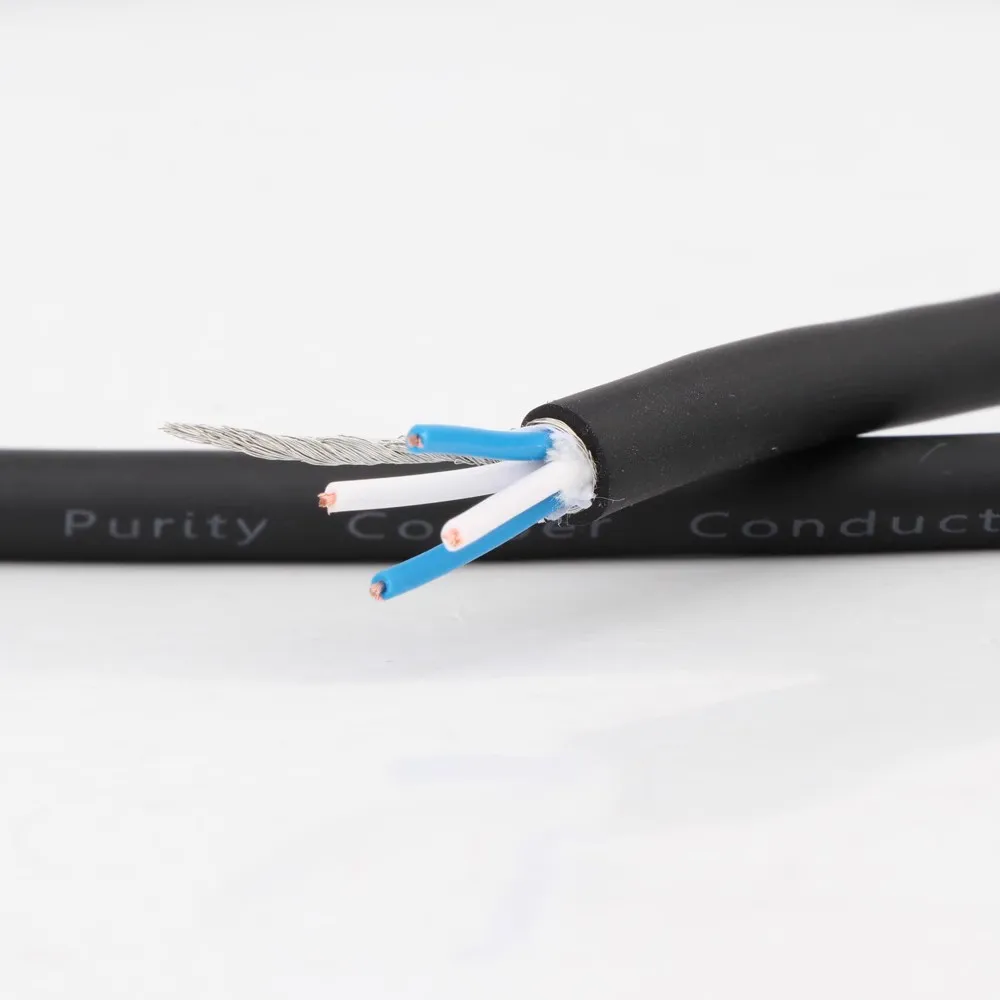 Preffair X401 OFC медный 4-жильный сигнальный кабель Аудио объемный HIFI соединительный провод DIY XLR/RCA кабель