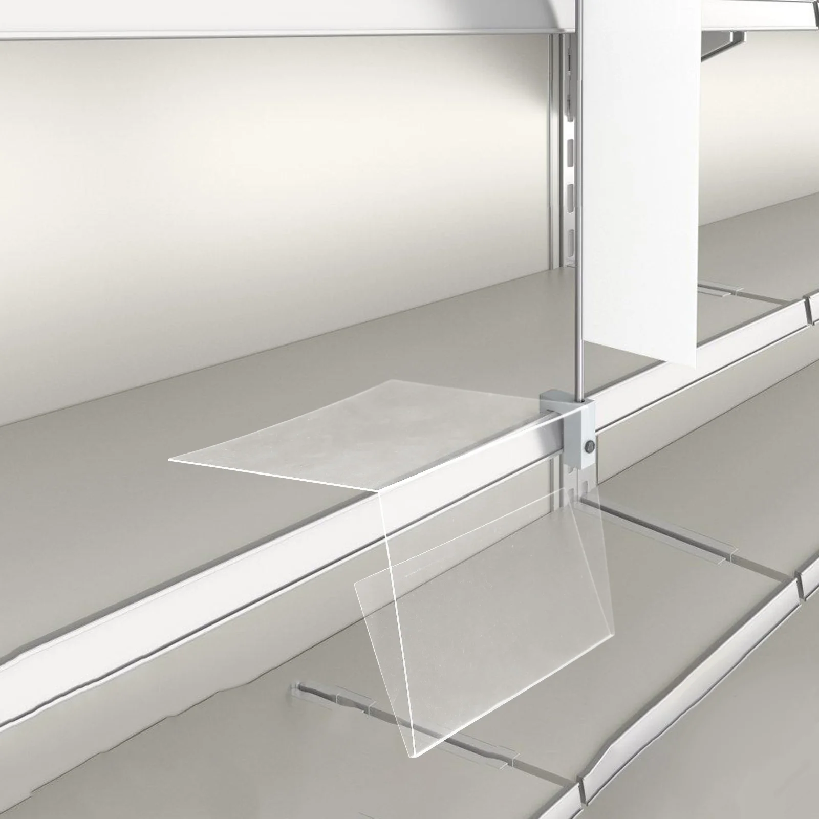 

10 Pcs Tags and Display Cards Merchandise Sign Holder Holders Stand Standing Shelf Label Pvc Labels Holderslabel