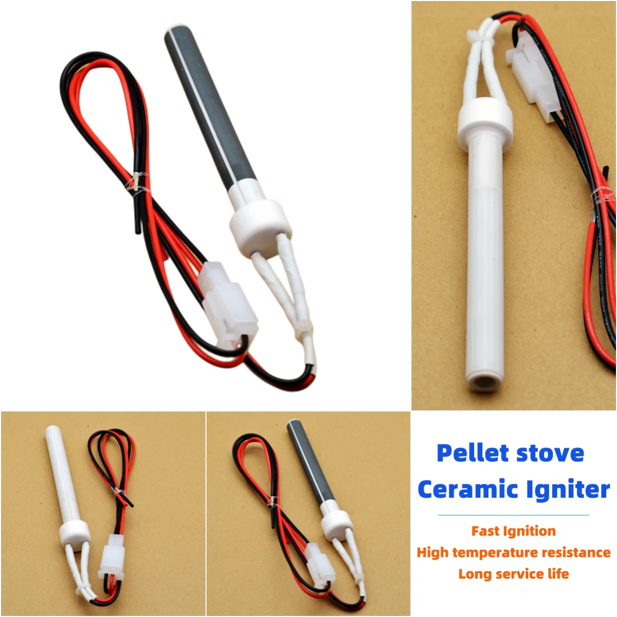 

230 В 300 Вт Производство керамического воспламенителя для гранул для котла на древесных гранулах