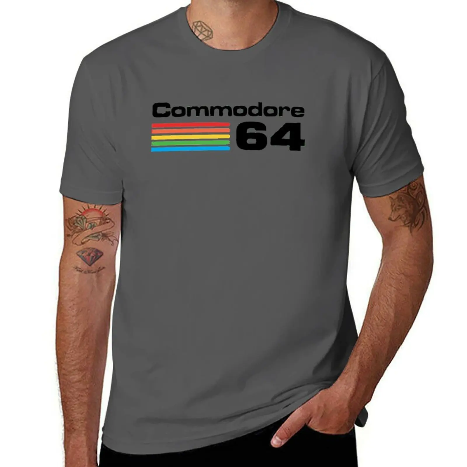 

Commodore 64 T-Shirt Casual Simple Design Short Sleeve Shirt