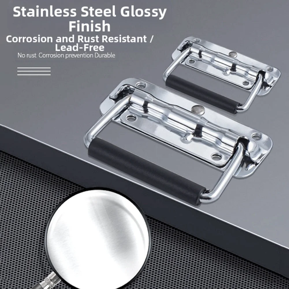 

1 шт. ручка для прочной пружинной ручки из нержавеющей стали 304 для ящиков и шкафов для инструментов, строительной техники, обустройства дома