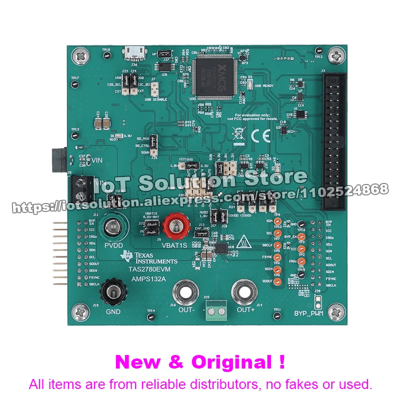 TAS2780EVM TAS2780 evaluation module digital input mono Class-D audio amplifier with speaker IV sense