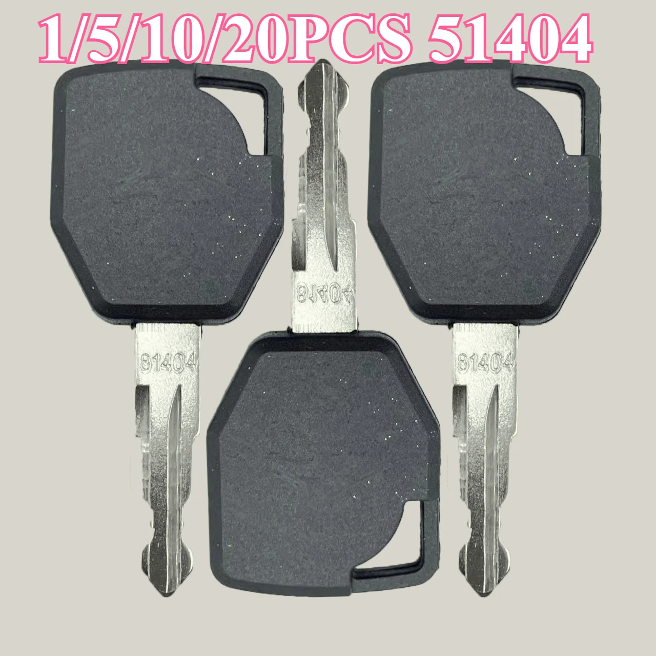 81404 Key 1/5/10/20PCS Ignition Key 6107891M1 for Backhoe 760 820 860 880 970 980
