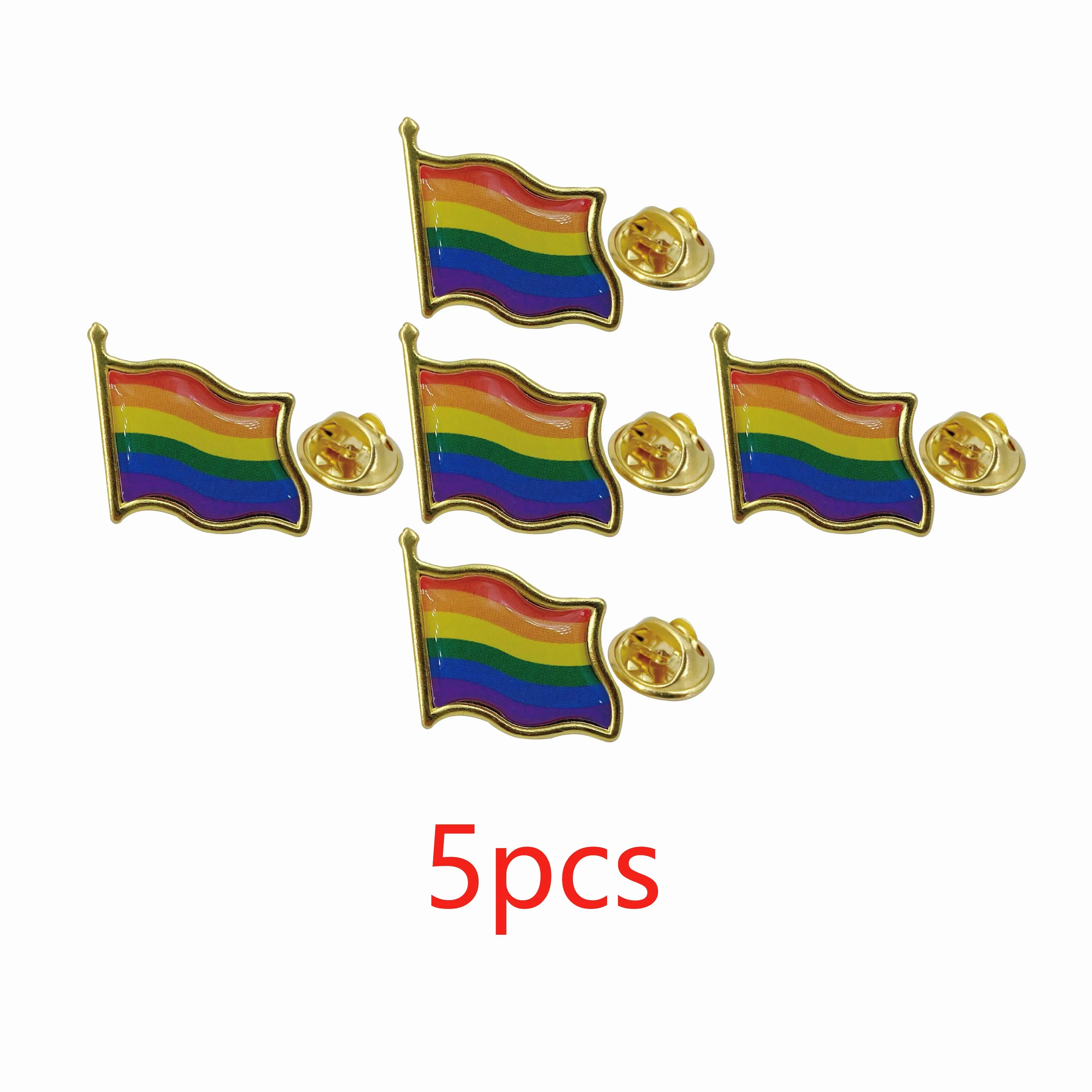 Rainbow Pride Pins Set - LGBTQ Enamel Brooches for Clothing, Bags, Hats | Gay Lesbian Acc, Fashion Decor(Multi-Pack Optessories)