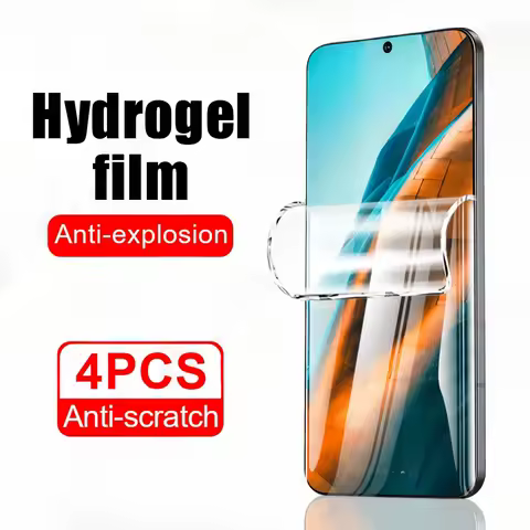 4Pcs Hydrogel Film For Samsung Galaxy S25 S23 S24 Ultra S20 S21 Plus HD Screen Protector For Samsung Galaxy Note 20 Ultra 10 9 8