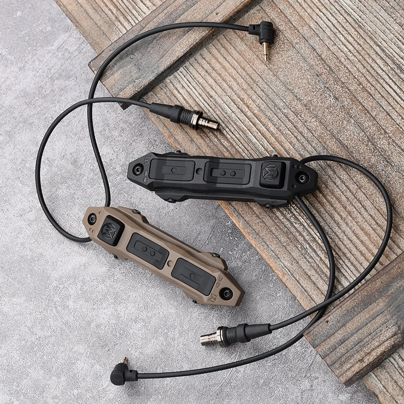 戦術用デュアルファンクションスイッチ Mlok Keymod DBAL A2 PEQ 15 NGAL MAWL フラッシュライト トイガン スカウトライト リモート増圧式 AR15