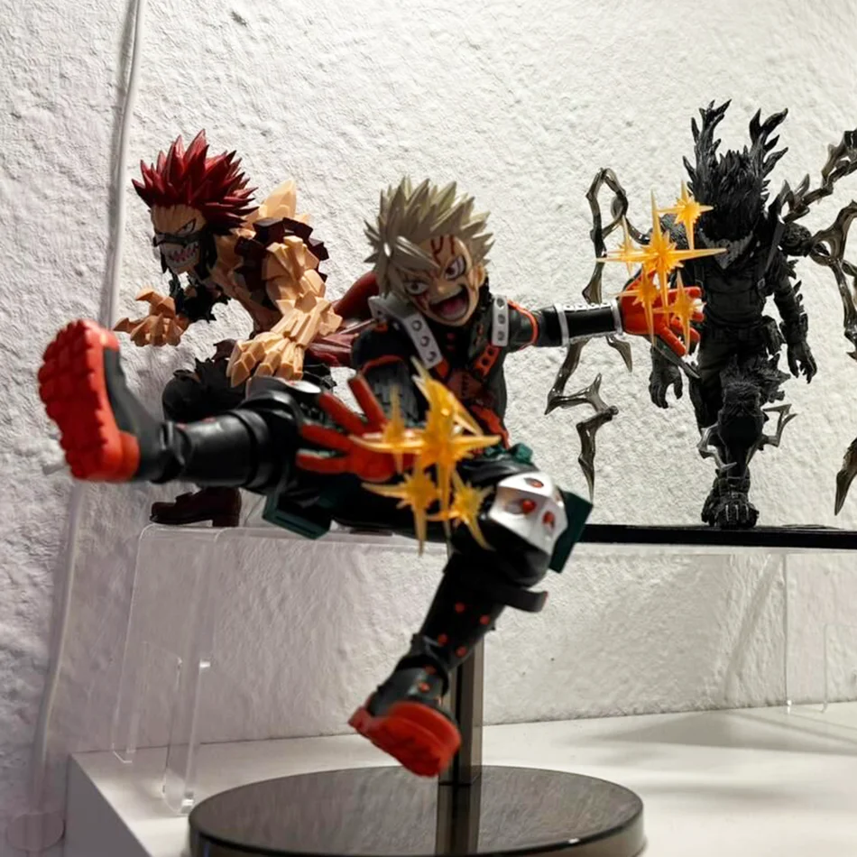 18cm Boku no Hero Academia Anime Figure Bakugo Katsuki Action Figure Combat Style Model Doll Figurine PVC Collection Toys Gifts view 3