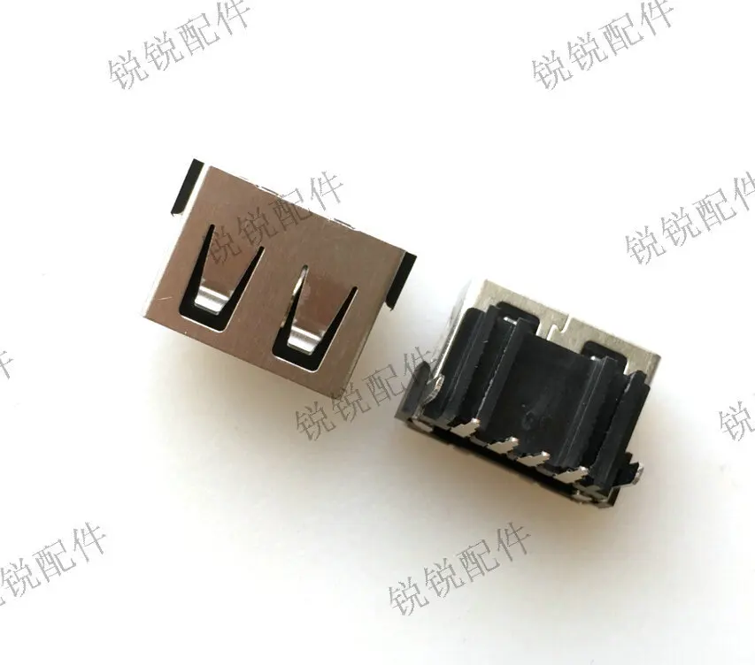 Fro 4P USB2.0 raised female seat, short body 10.0 raised AF USB socket, flat port, next to USB charging port