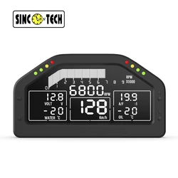 DO925 Sinco Tech Dashboard Sensor KIT Racing Display LCD Screen Gauge