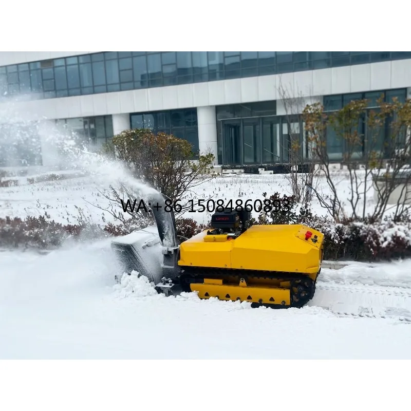 GardeningHigh Quality Snow Mower Remote-controlled Snowplow Robot Snow Lawn Mower For Agricultural Machinery Self Propelled La