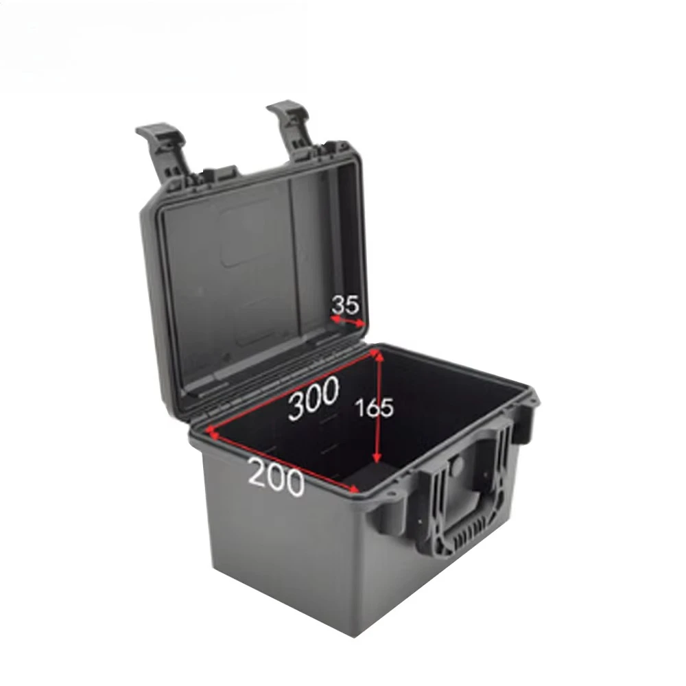 Carrying case, 335 x 260 x 220 mm, sturdy equipment carrying case with foam lining