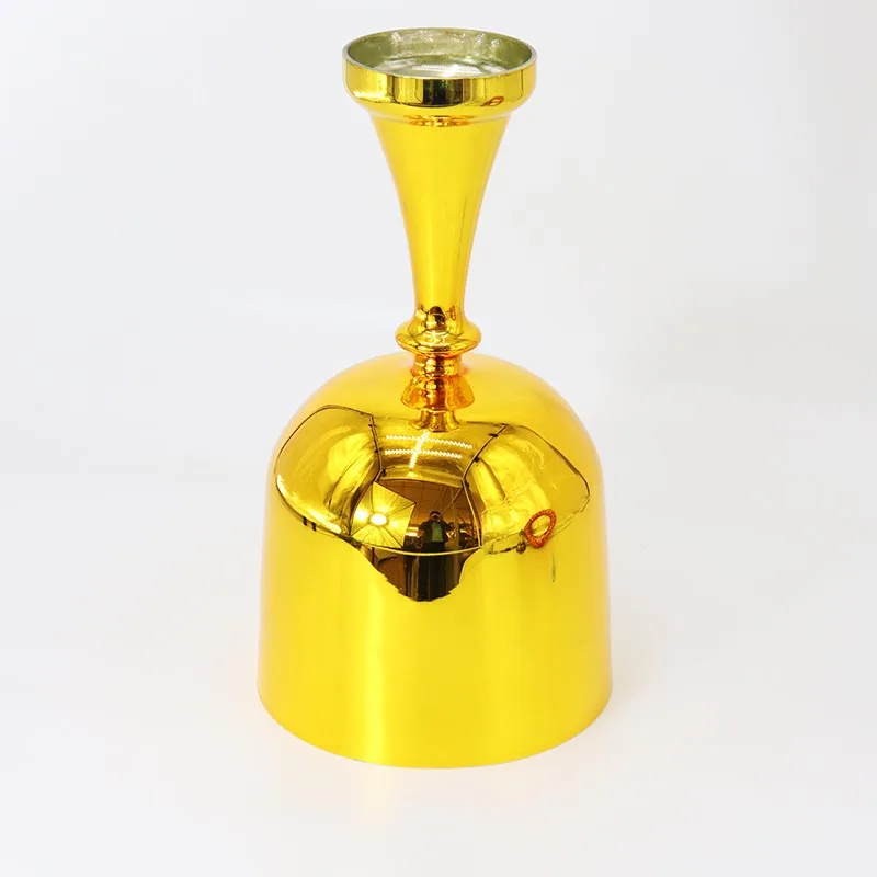 Pure Gold Handheld Chalice Yoga Meditation Chalice Handheld Crystal Singing Bowl Sound Meditation Healing Singing Bowl