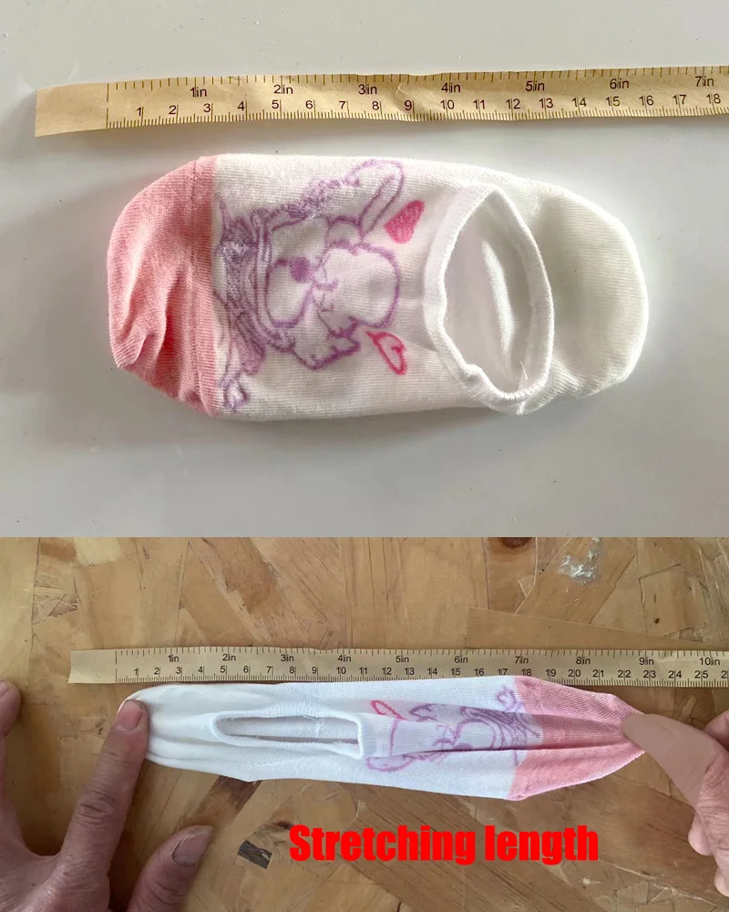 5 Paar koreanische Sommer-Damensocken mit Cartoon-Tiermotiv, Bär, Maus, kurze Socken, niedliche, lustige, unsichtbare Baumwoll-Kawaii-Knöchelsocken, Größe 35–40 – Detail 2