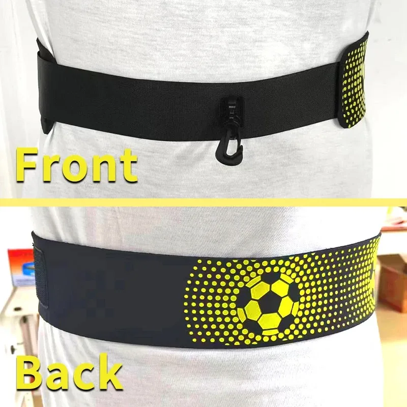 Soccer Ball Juggle Bag Children Auxiliary Circling Belt Football Training Accessories Kick Solo Soccer Trainer Football Kick