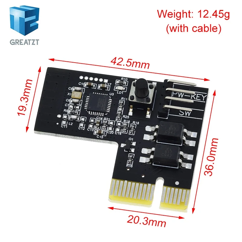 Computer Remote Switch Wifi Smart PC Start Starting Up Card Startup Card Work With Sinilink Smart Home For Arduino