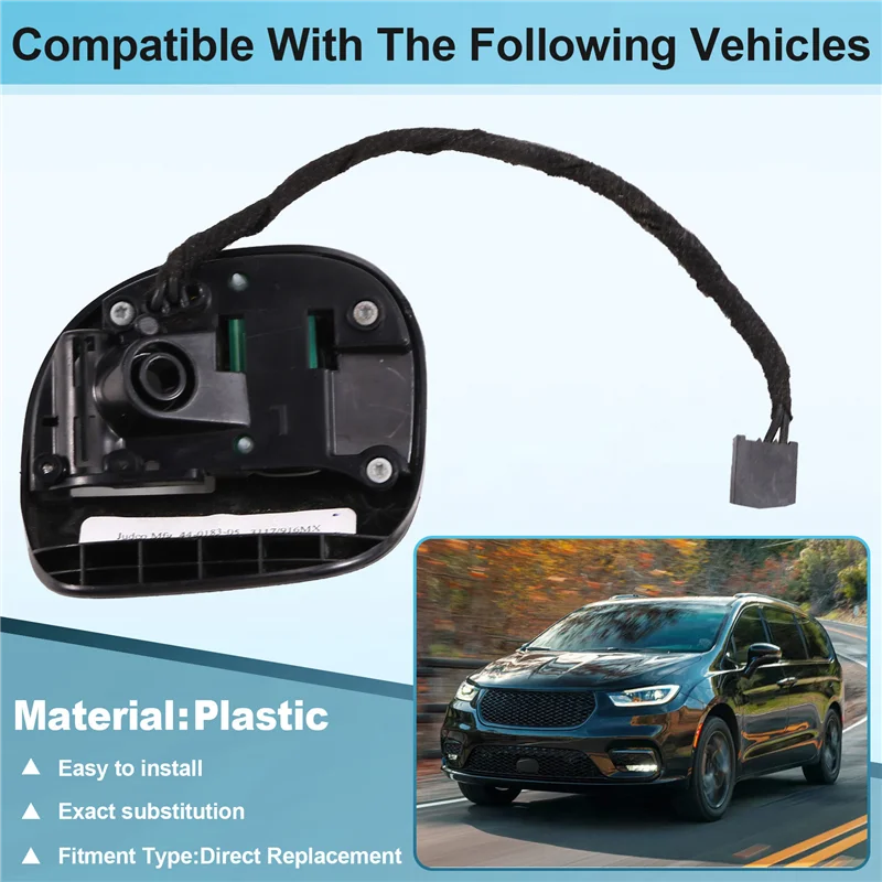 

A85E-Radio Control Switch 5RQ11DX9AC Steering Wheel Control Switch Steering Wheel Paddle Shifter Fordodge Fordodge Chrysler Left