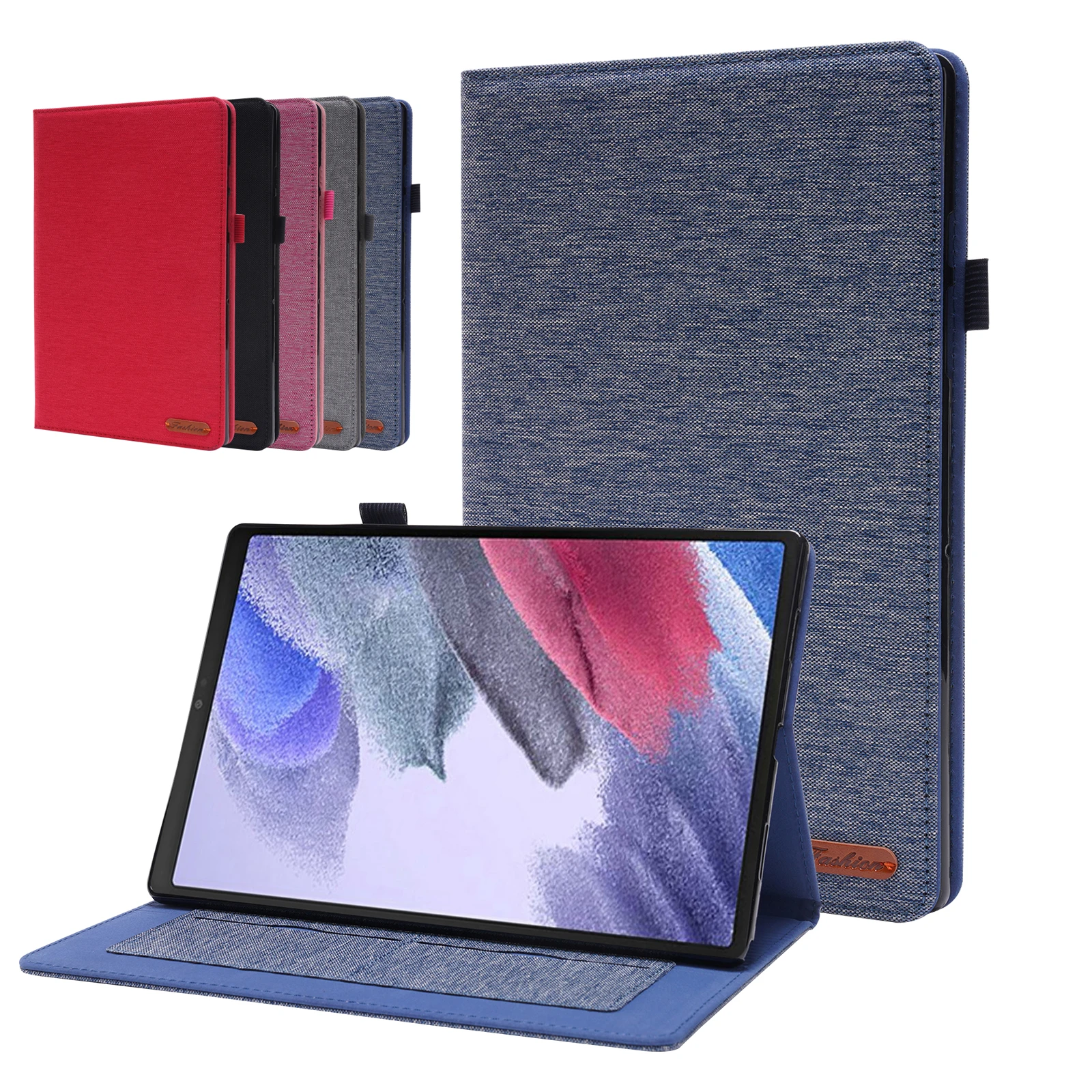 Flip Stand Case For Samsung Galaxy Tab A7 10.4 SM-T500 T505 Lite T220 T225 A8 10.5 X200 X205 T290 S6 Lite 10.4 P610 P613 Cover