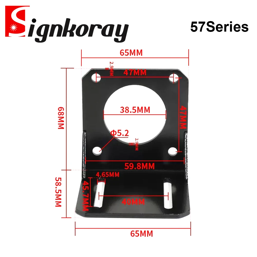 Nema17 Nema23 Nema34 Nema42 Motorbasis für 42 57 86 Schrittmotor Aluminium Feste Sitzbefestigung Montagehalterung Unterstützung