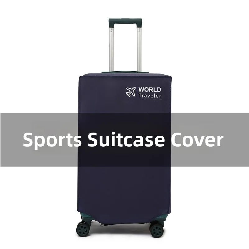 Travel Luggage Cover Protective Oxford Cloth Thickened Wear-resistant Dustproof Bag for 26-28 Inch Suitcase Waterproof