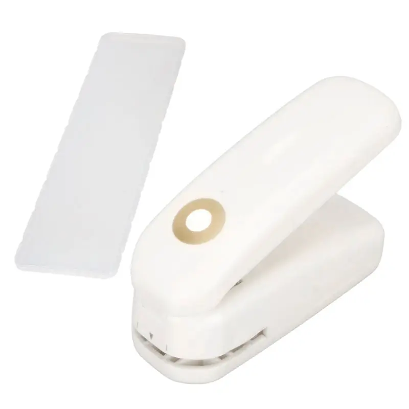 

Дырокол ABGH для усиления переплета листов, подходит для отверстий типа «пончик», точечных этикеток — только для бумаги.