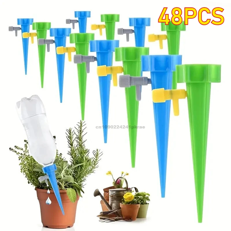 Automatic Drip Plants Irrigation Drip Irrigation Garden Watering System Garden Plant Self Watering Kits Insert Watering Devices