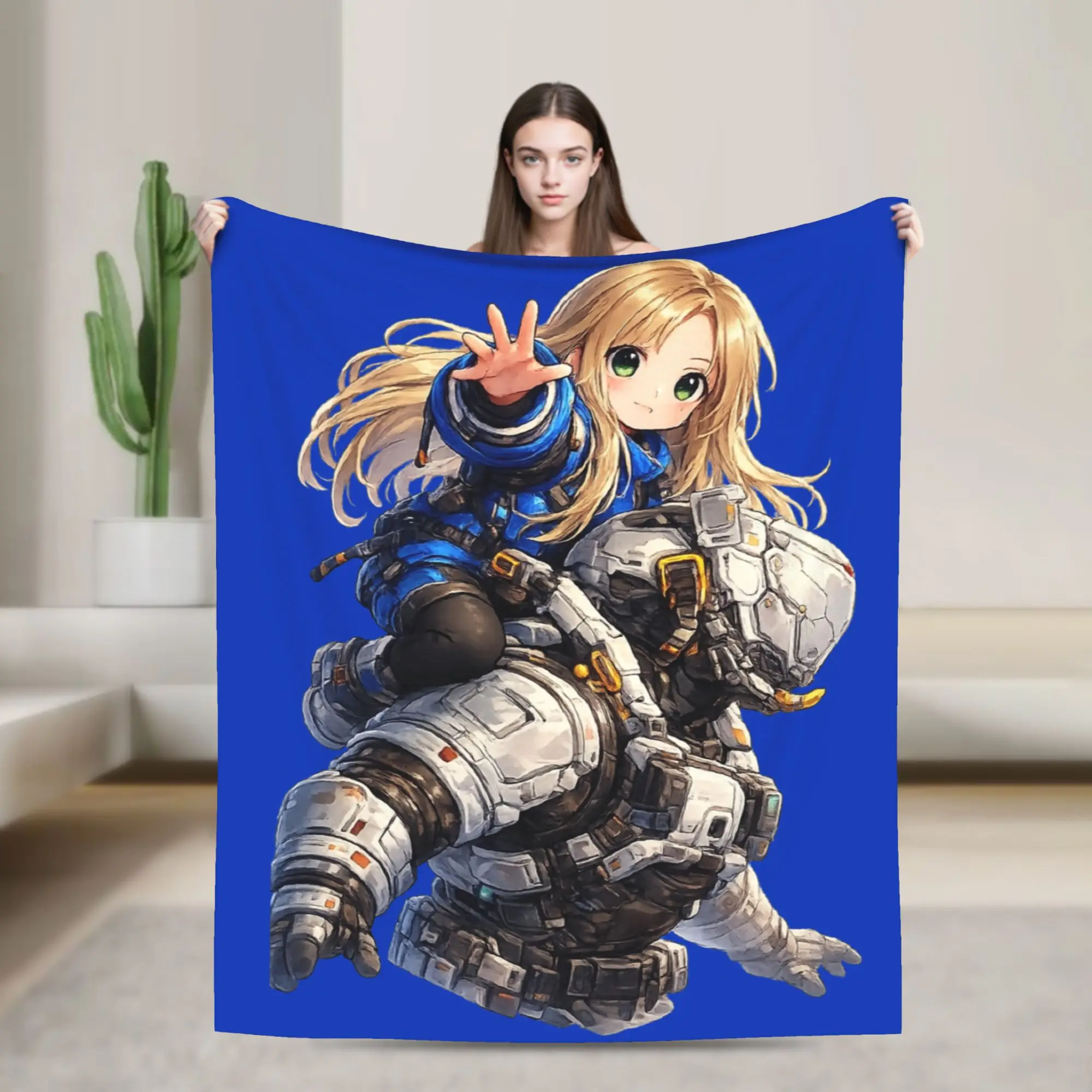 

Silent Guardian Diana Hugh Pragmata Game Blankets Plush Vintage Breathable Throw Blanket for Home Textile Decor,