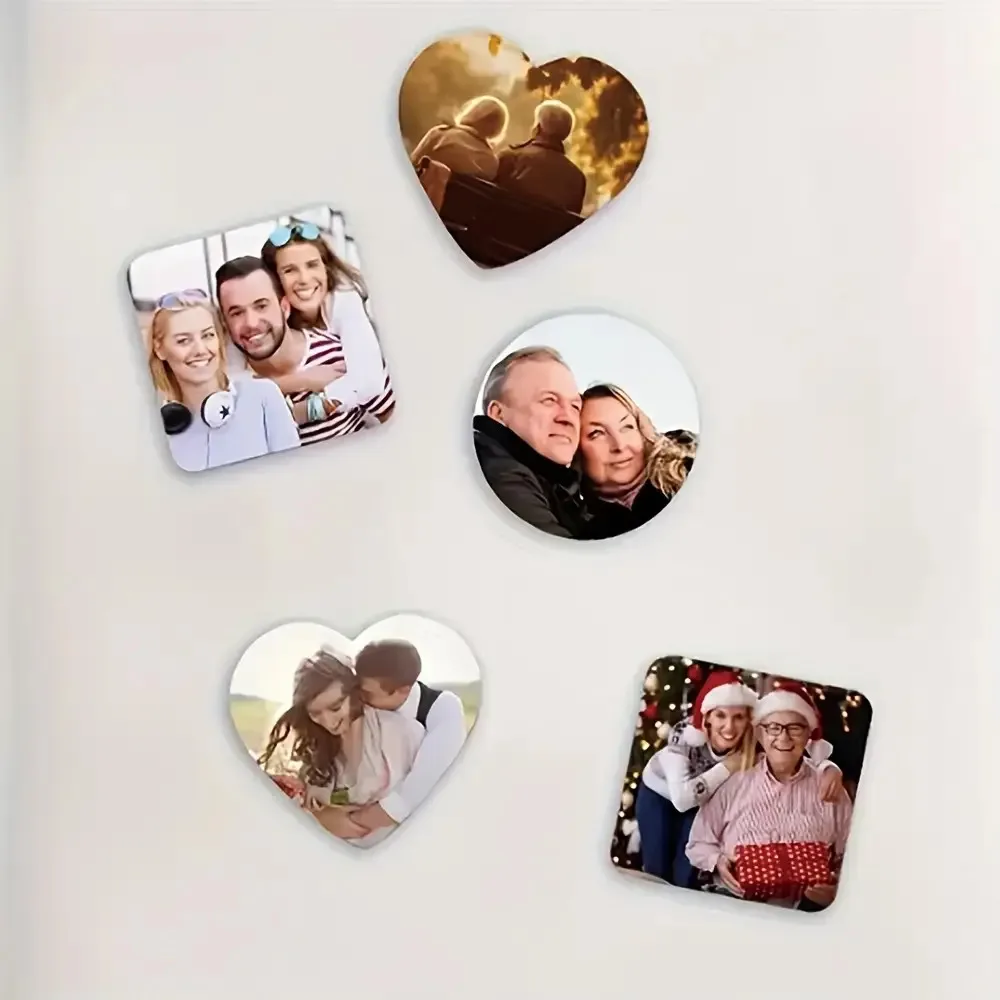 Custom Photo Album Fridge Magnet with Adhesive Backing, Personalized Photo Album, Cute And Practical