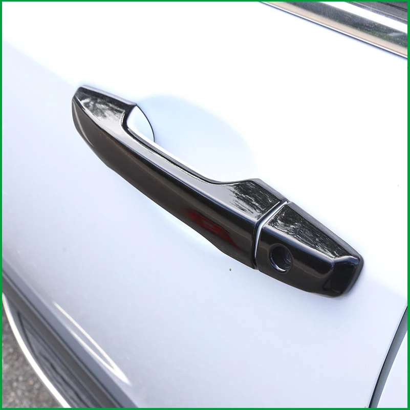 

For Honda CR-V CRV 2017 2018 Glossy Black DOOR HANDLE BOWL CUP COVER CAP STICKER TRIM MOLDING CAR STYLING AUTO Accessories PARTS