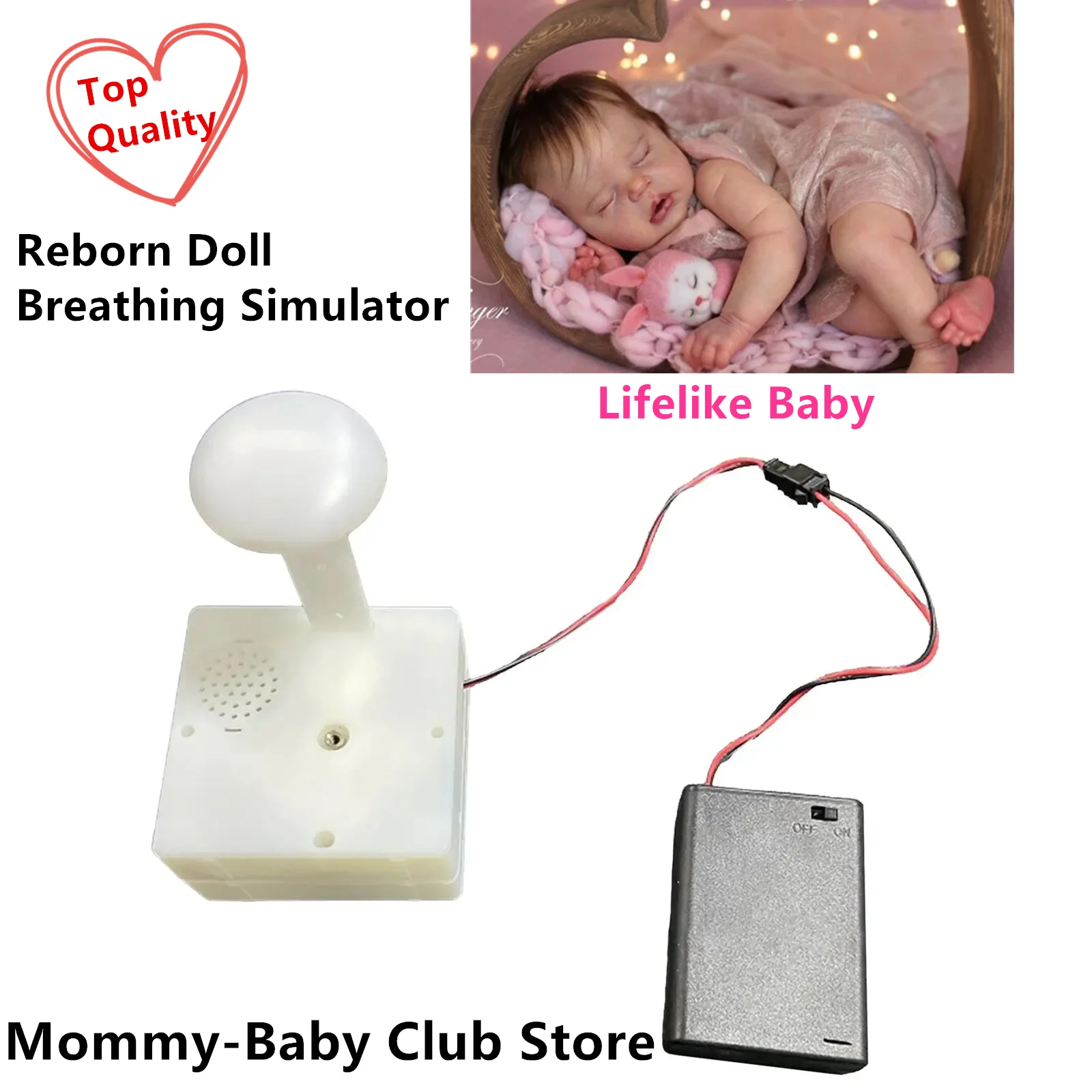 Breathing Stuffed Toy Breathing Simulator For Bear Baby Plush Doll Baby Kids Soothing Sleeping Companion Doll Gift Lifelike Baby