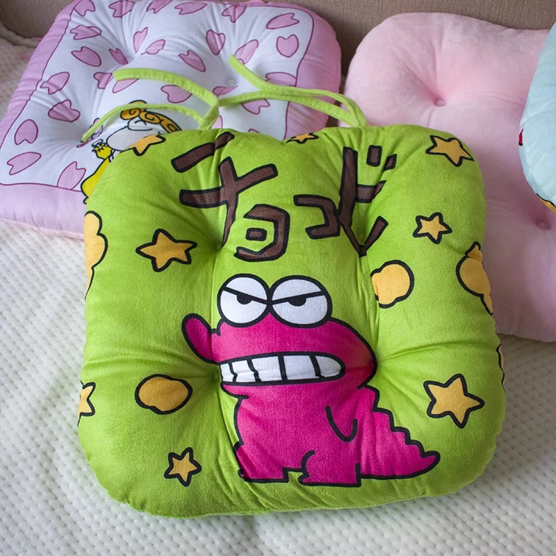 Coussin de siège imprimé Crayon Shin-chan, coussin de dossier assis Kawaii, chaise, chambre à coucher, salle à manger, décoration de maison, baie vitrée