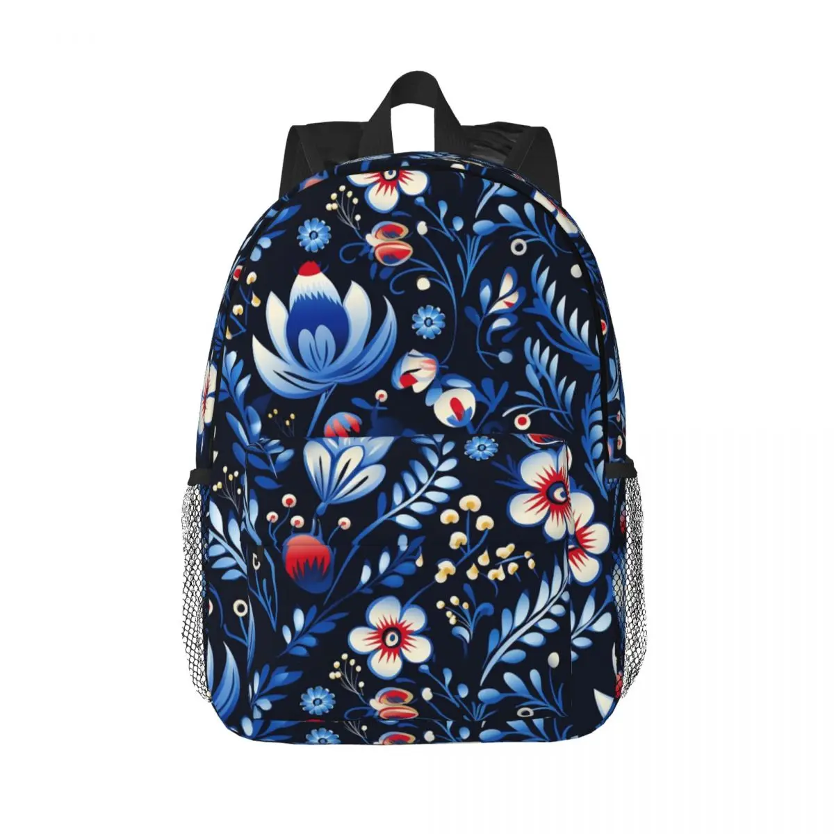 

Polish Folk Flowers Print Poland Floral Backpack Hot Sale Daypack Boys Girls BookBag Shoulder Bags for Men Women School Bag