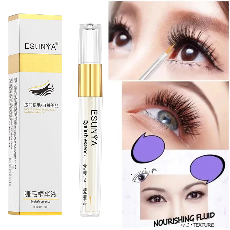 Eyelash Nutrient Dark Curl Eyelash Brow Solution Natural Beauty Promotes Follicle Cell Recovery Increases Eyelash Density