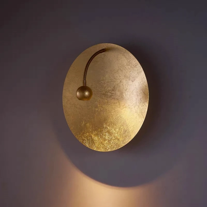 الغلاف الجوي الحديث وحدة إضاءة LED جداريّة ضوء 3000K الذهب معدن نمط جديد آرت ديكو لصالون غرفة نوم الدرج الممر الشمعدان #1