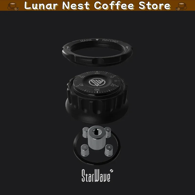 New Be Suitable For Commander C40 C60 Of Starwave Cutter Dial Recording Knob Accessories Coffee Mill Portable Bean Grinder