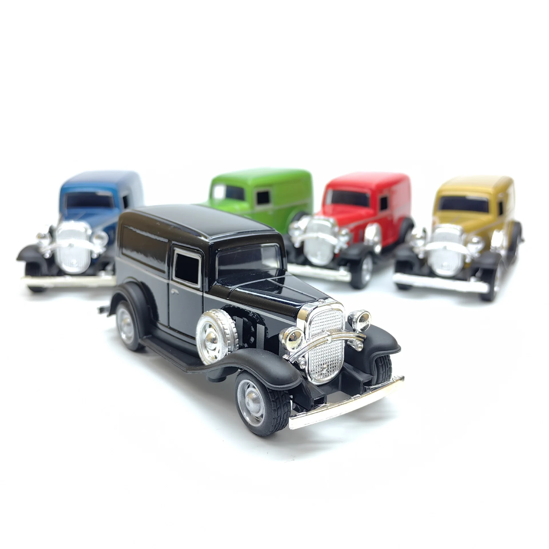 1:34 antigo clássico carro retro simulação liga puxar para trás brinquedo das crianças porta abertura modelo carro de brinquedo
